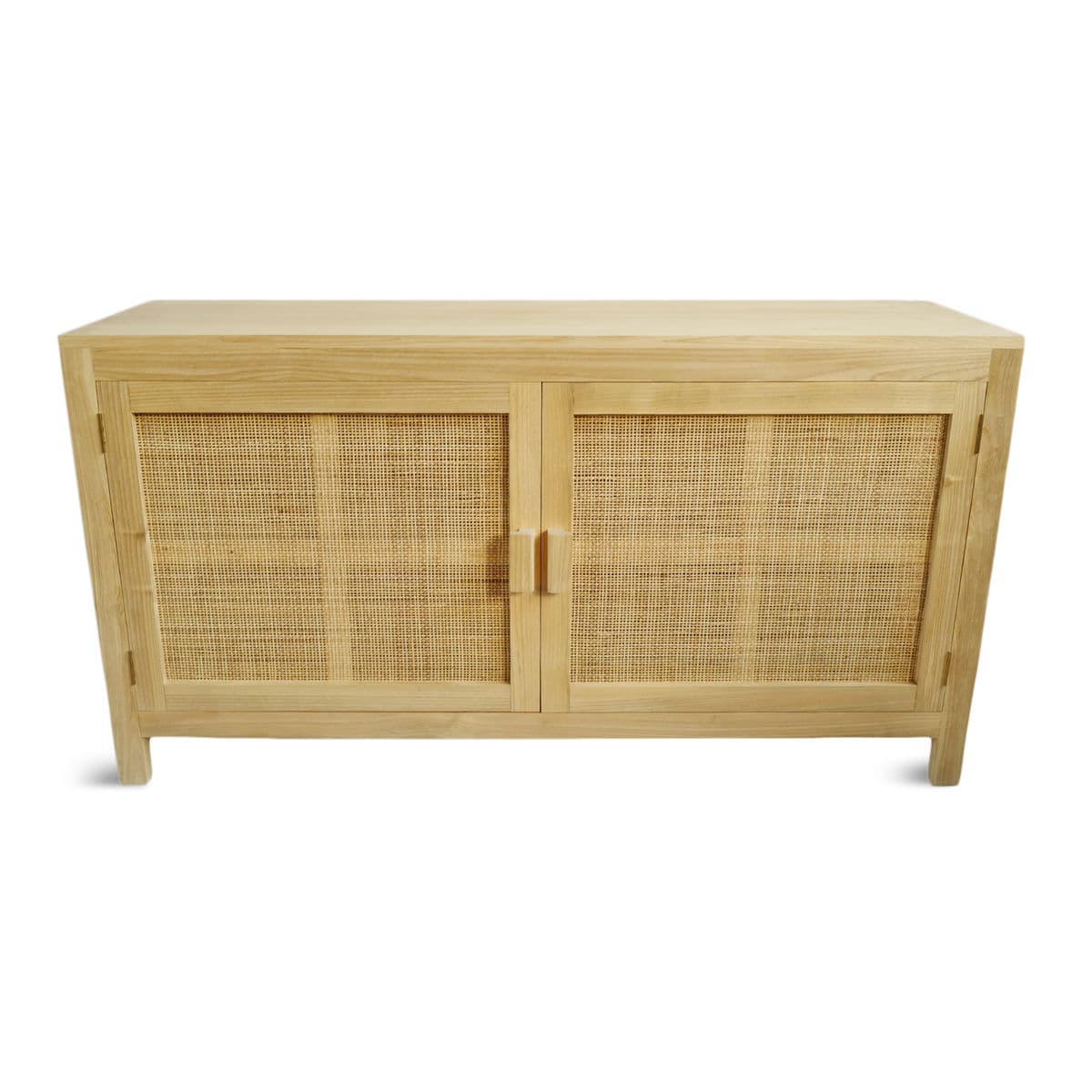 Natural Teak & Cane Sideboard - Thumbnail 5