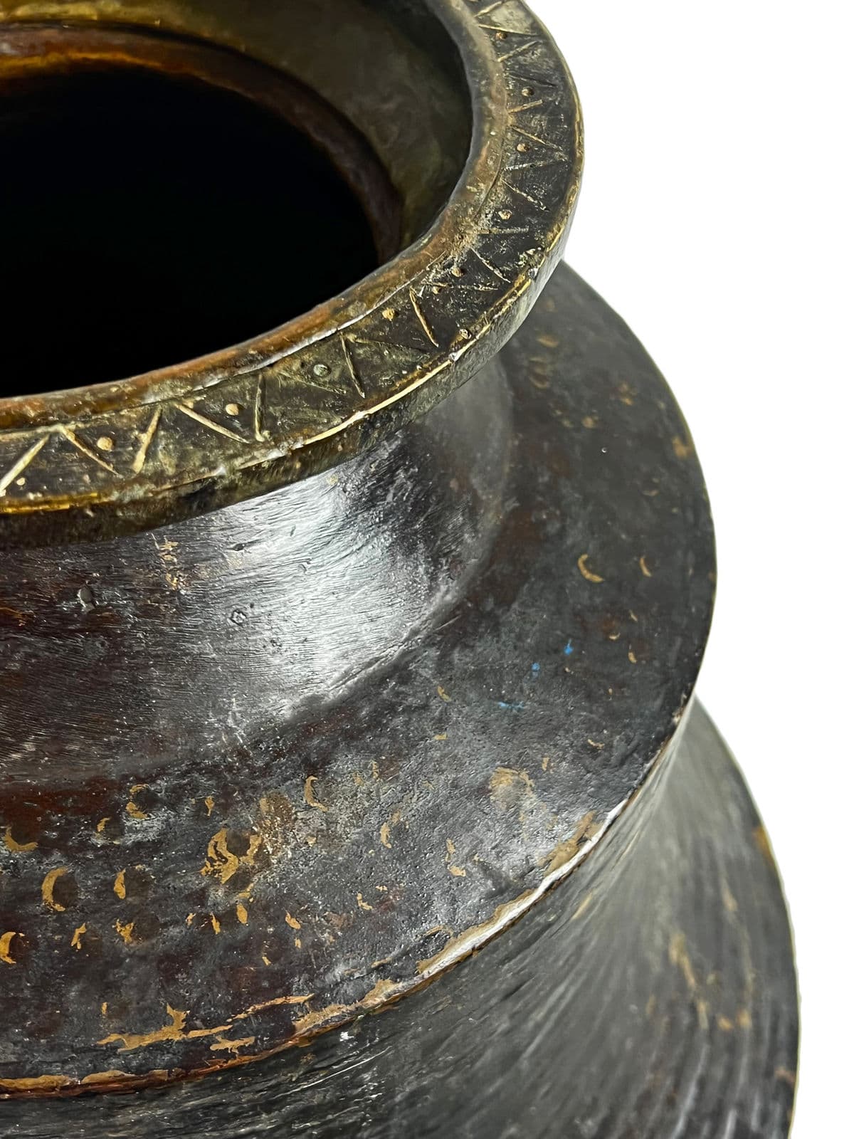 Antique Bronze Rambagh Palace Pot - Thumbnail 5