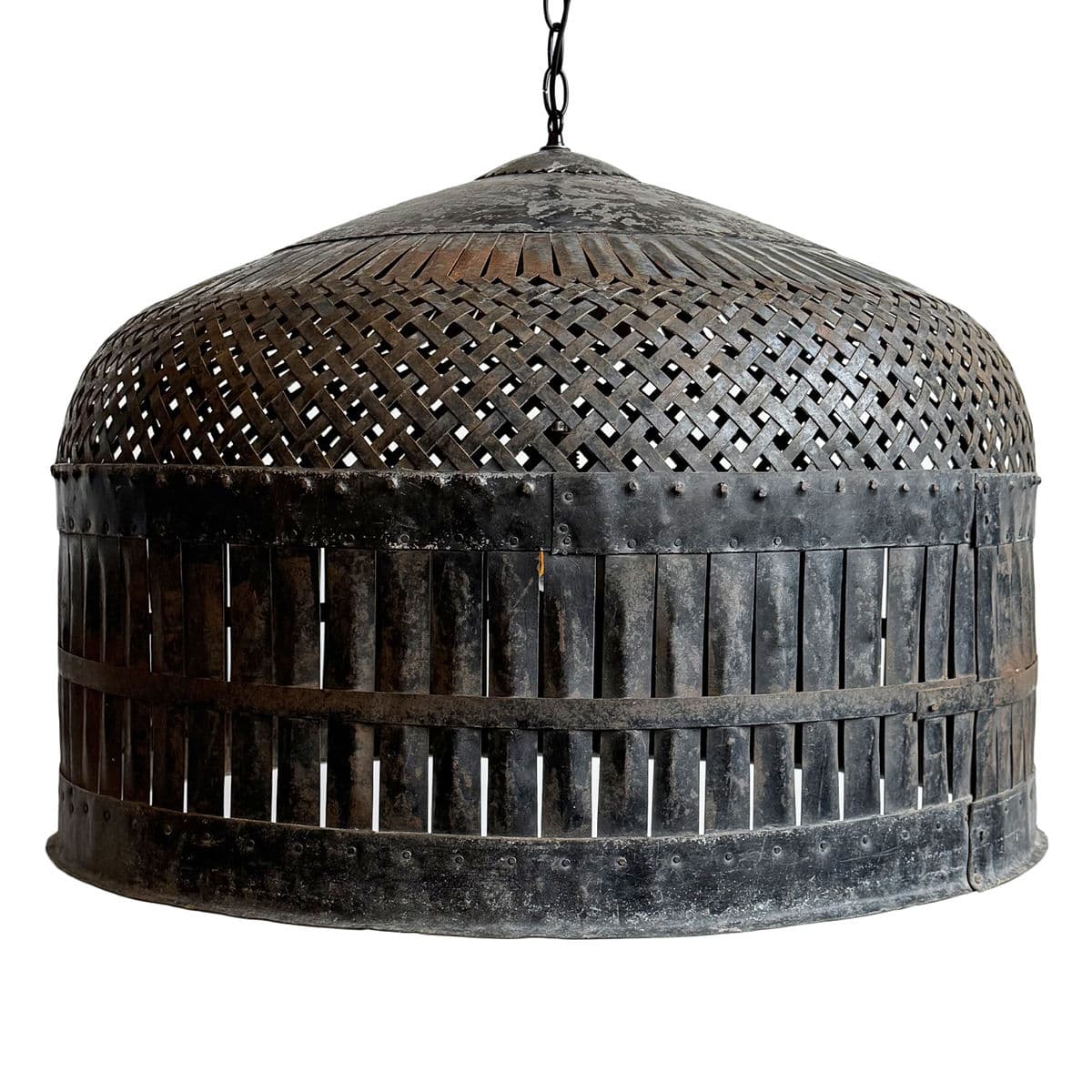 Vintage Iron Cage Pendant Light - Thumbnail 5