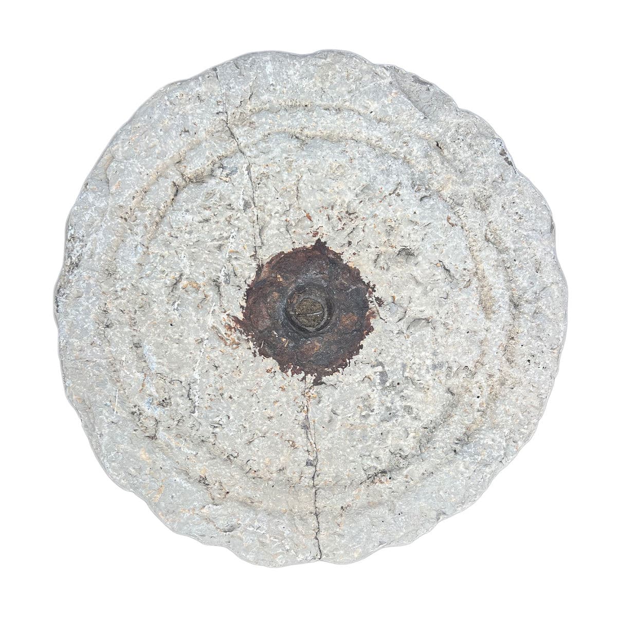 Vintage Mongolian Stone Field Roller - Thumbnail 5