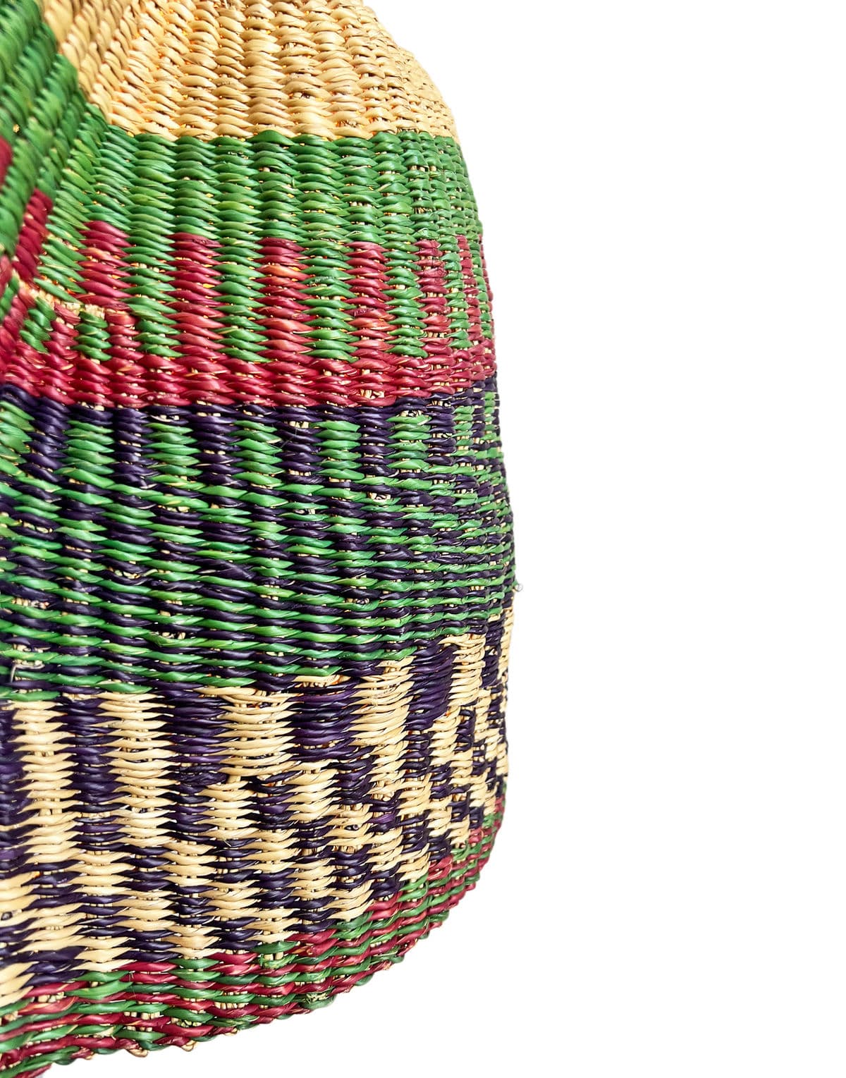 Bolga Wave Basket Light Pendant - Thumbnail 5