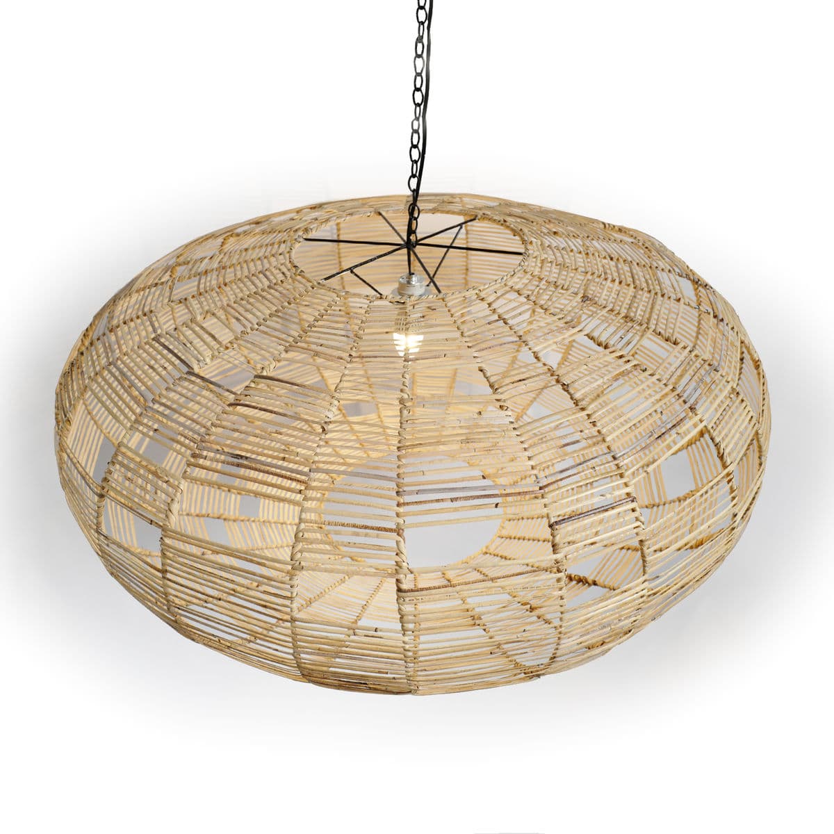 Rattan Web UFO Lantern - Thumbnail 5