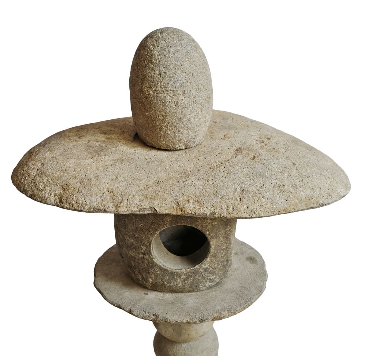 Stacked River Rock Light House Post - Thumbnail 5