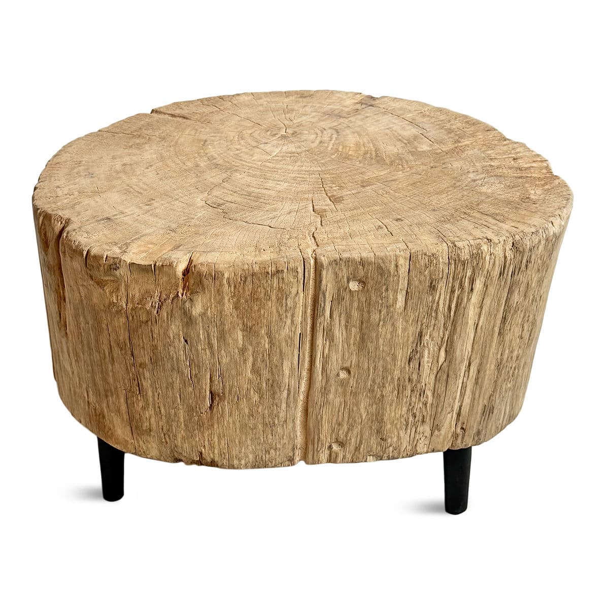 Organic Modern Raw Stump Low Table - Thumbnail 5