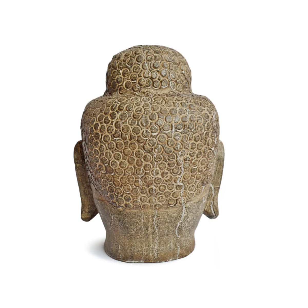 Vintage Stone Buddha Head - Thumbnail 5