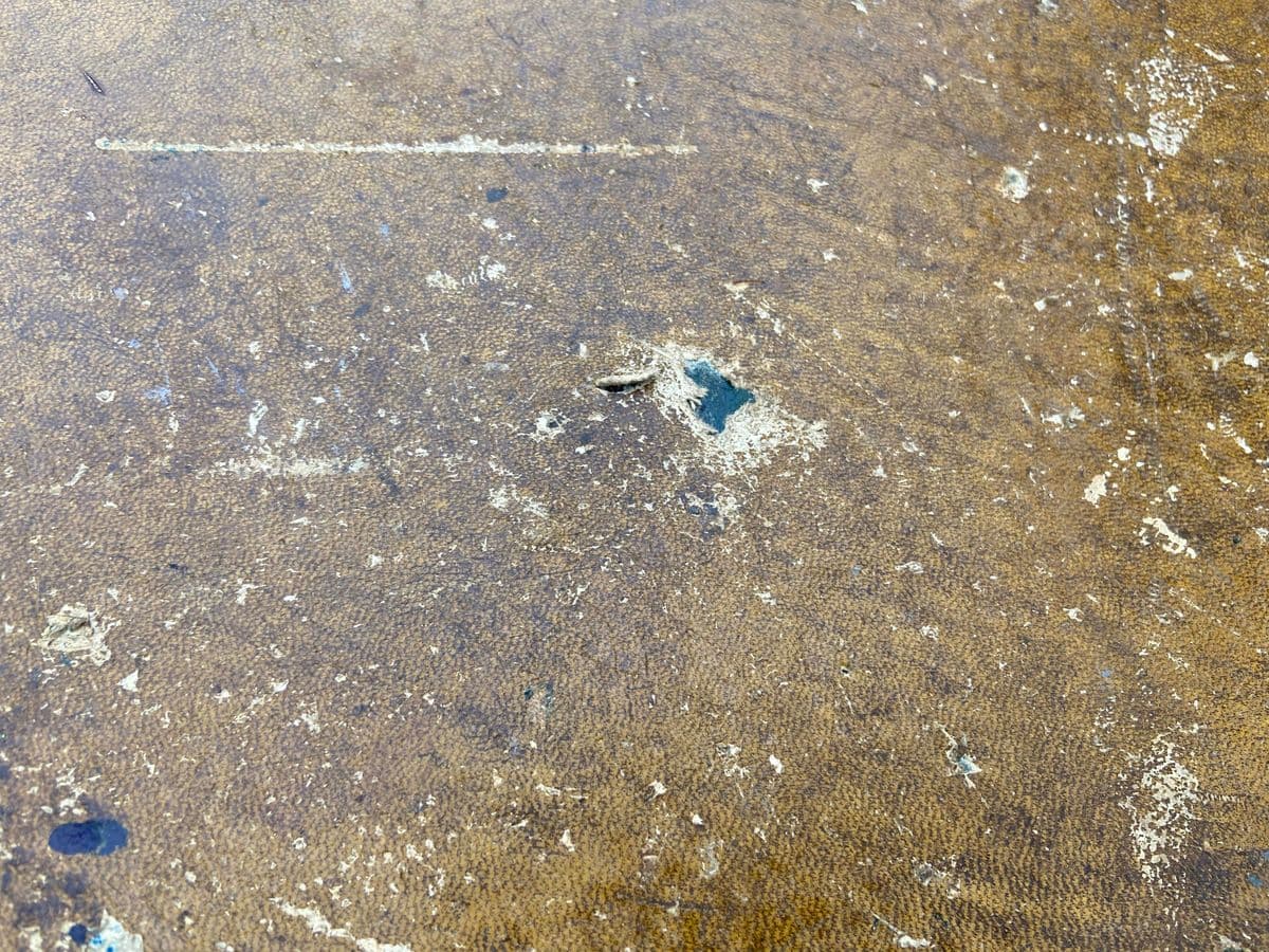 1930s Vintage English Oak Library Arts and Crafts Table Desk - Thumbnail 5