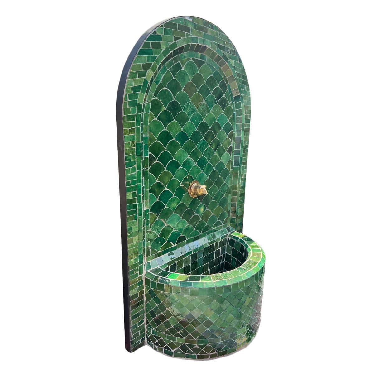 Emerald Moroccan Arch Tile Fountain - Thumbnail 5