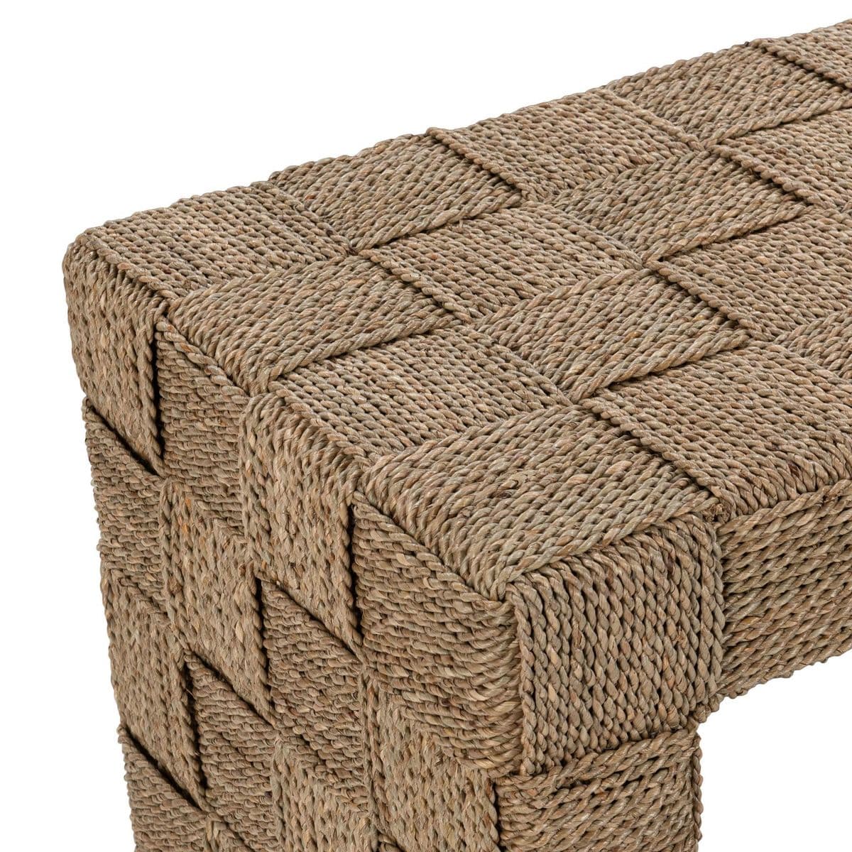 Woven Seagrass Console Table - Thumbnail 5