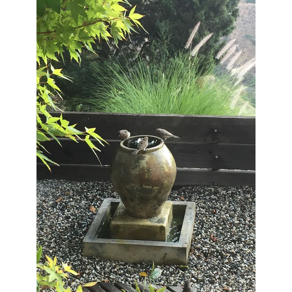 Earth Ware Cask Urn Fountain Small - Thumbnail 5