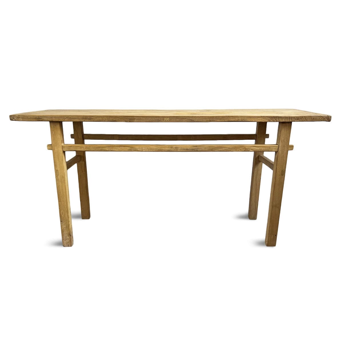 Natural Raw Elm Simple Console - Thumbnail 5