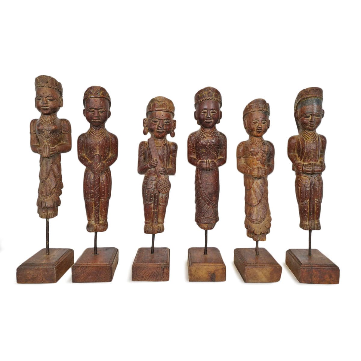 Antique Rajasthan Musician Angel Figure - Thumbnail 5