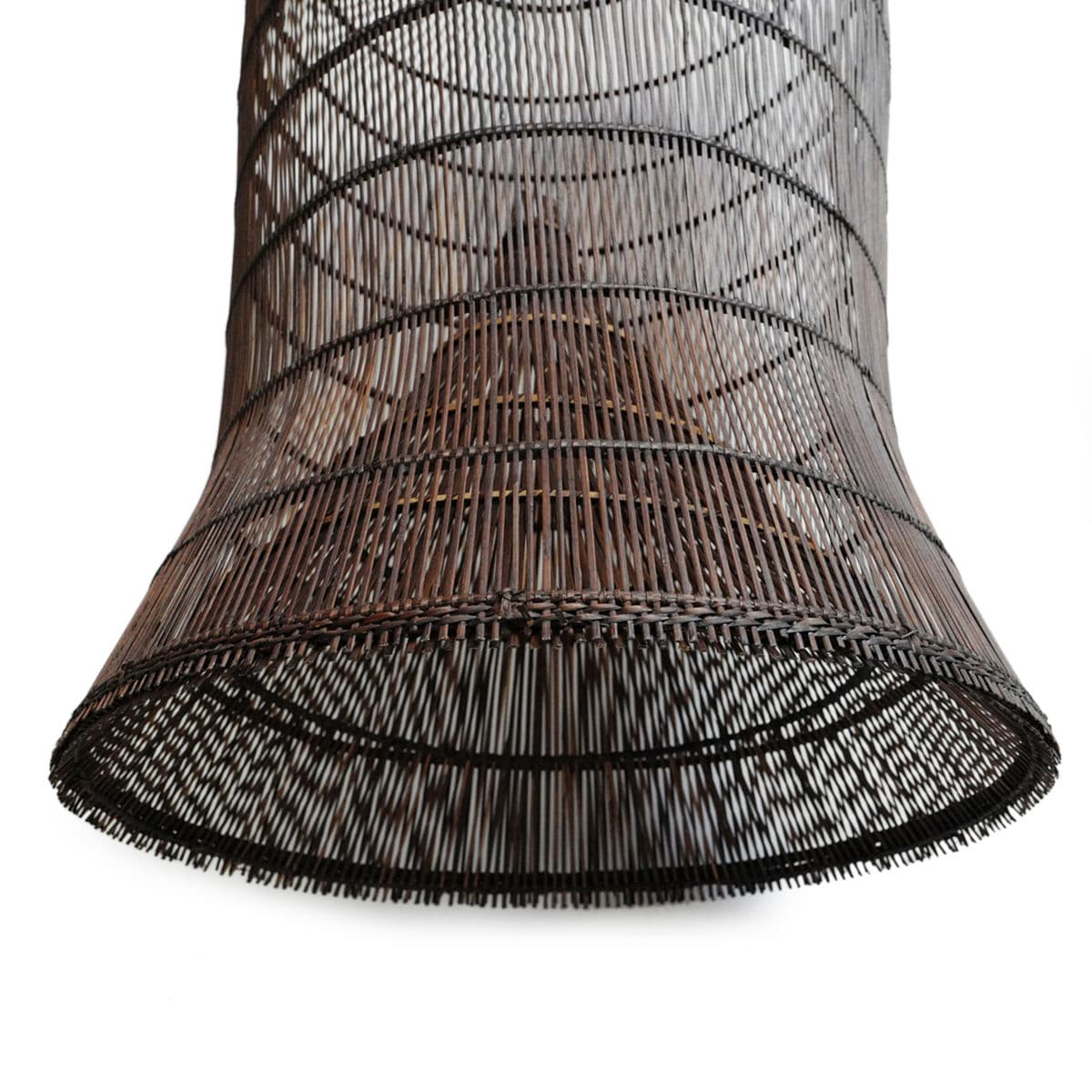 Auburn Wicker Fish Basket Lantern Large - Thumbnail 5