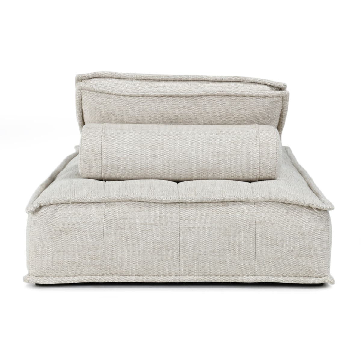 Low Krissa Ivory Chaise Sofa - Thumbnail 5