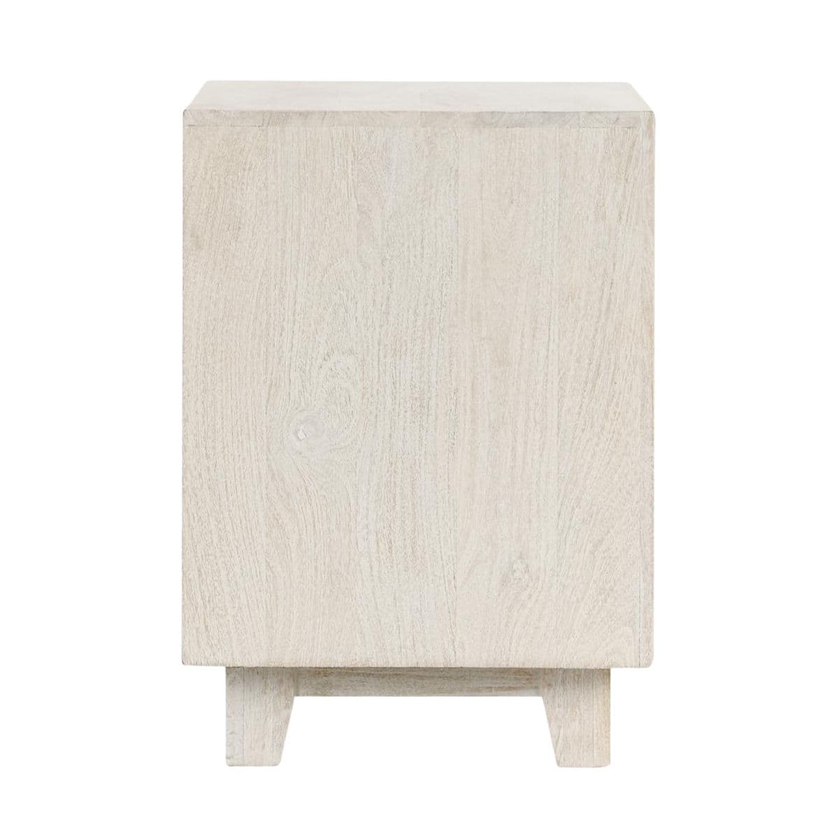 Naia White Wash One-Drawer Nightstand - Thumbnail 5