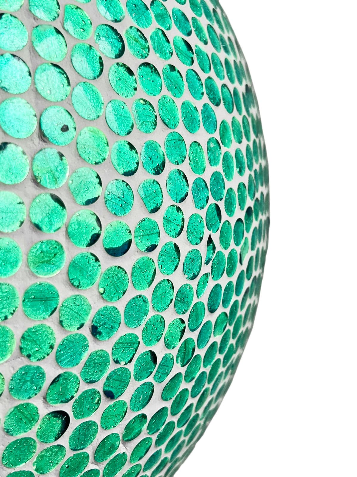 Caribbean Blue Mosaic Globe Pendant Large - Thumbnail 5