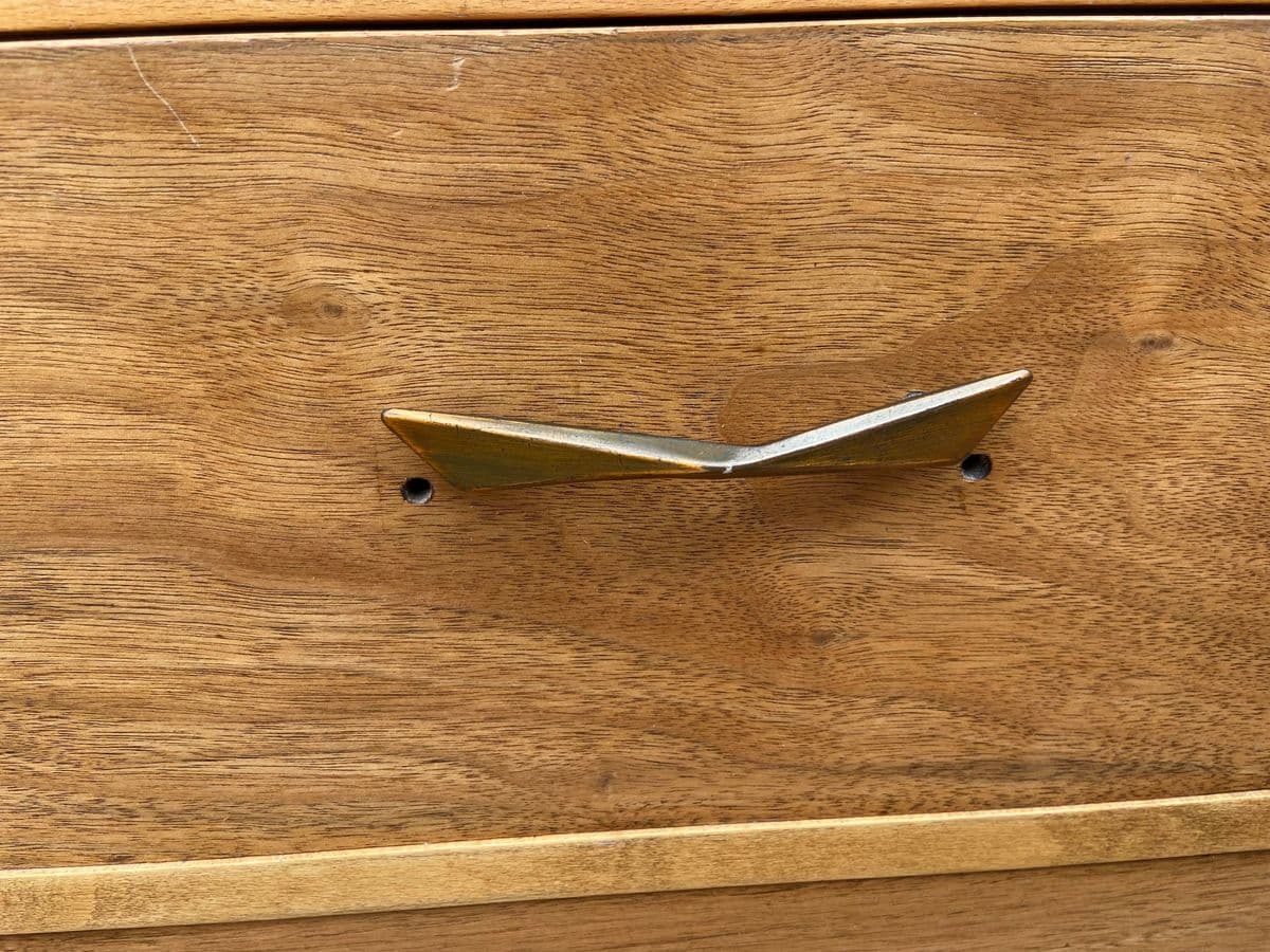 1960s Vintage Art Deco Mid Century Modern Desk - Thumbnail 5