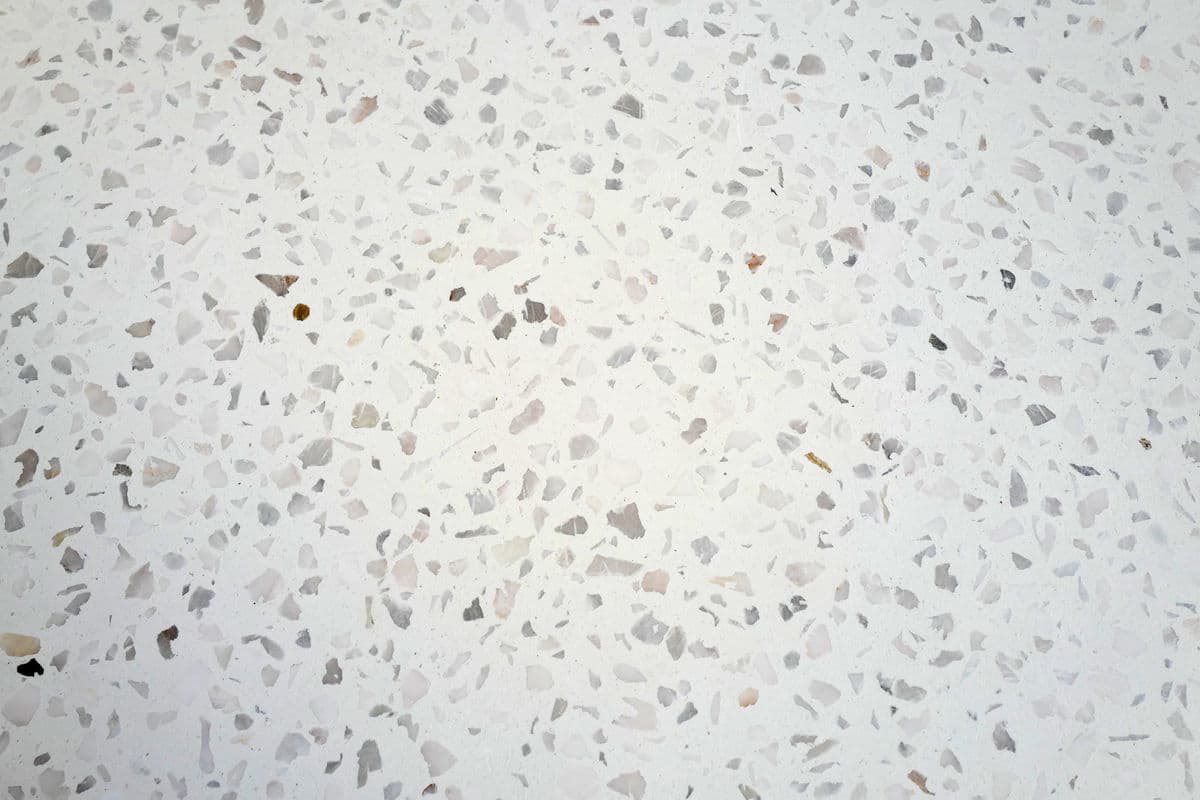 White Round Terrazzo Coffee Table - Thumbnail 6