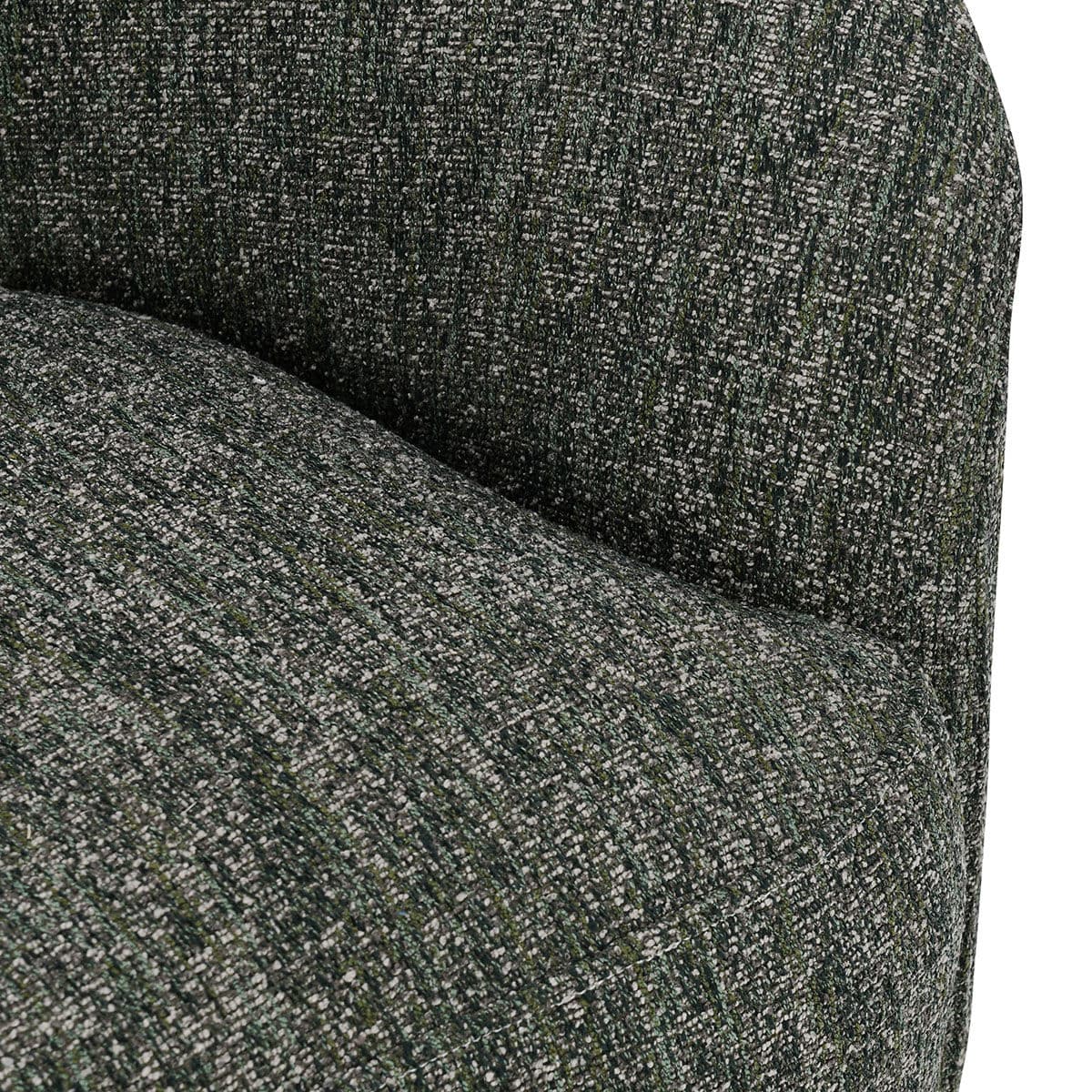 Soft Forest Green & Charcoal Swivel Chair - Thumbnail 6