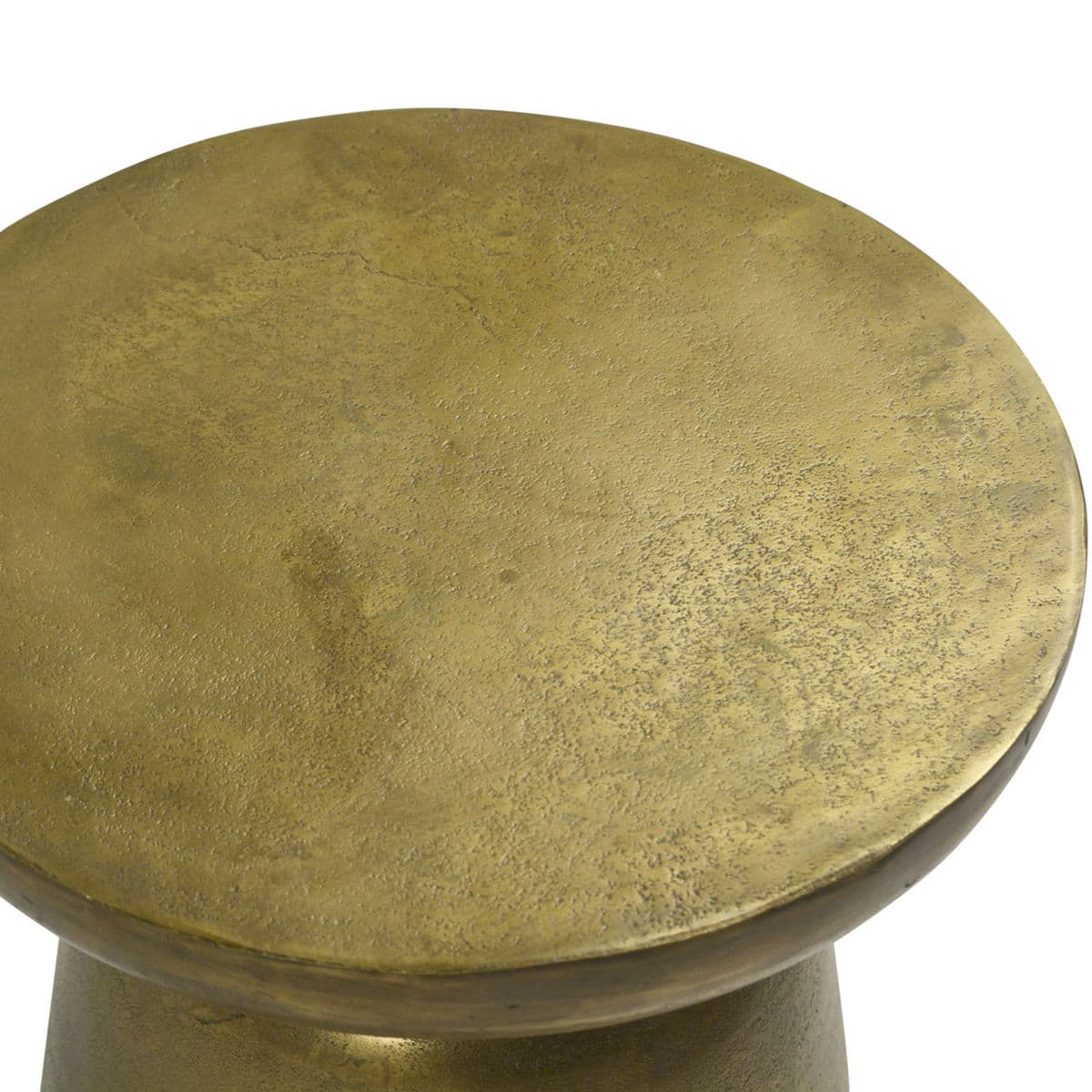 Ibiza Brass Finish Side Table - Thumbnail 6