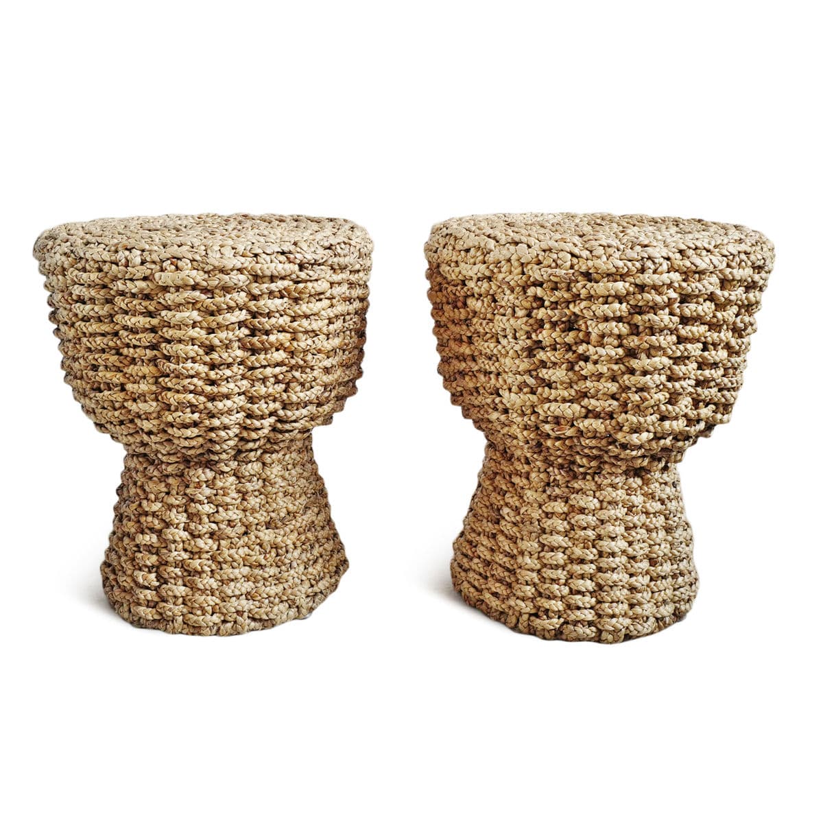 Rattan Braided Rope Stool - Thumbnail 6