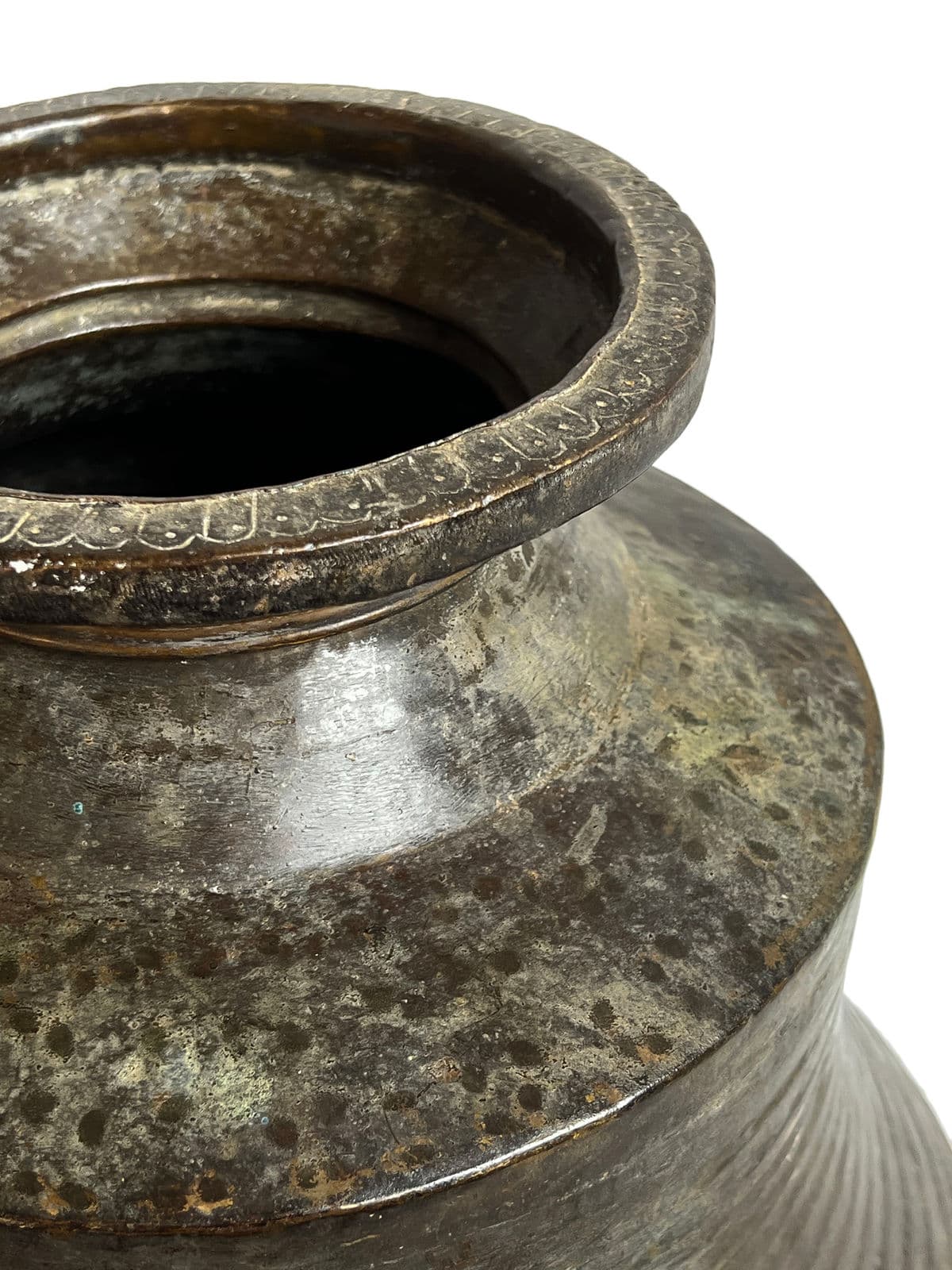 Antique Bronze Rambagh Palace Pot - Thumbnail 6