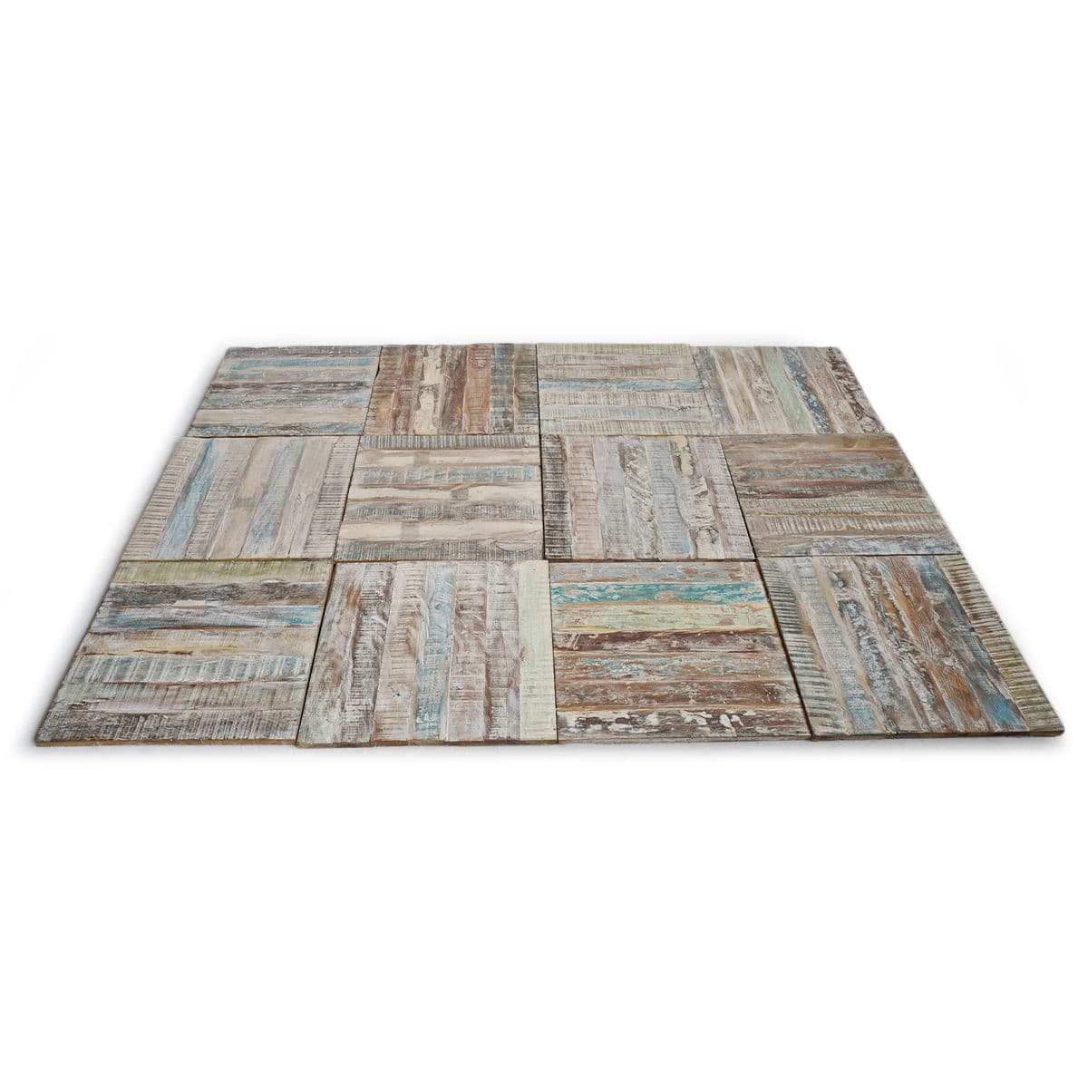 Reclaimed Wood Flooring Tiles - Thumbnail 6