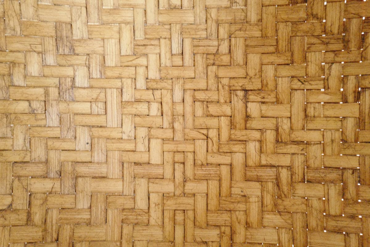 Java Bamboo Round Basket Medium - Thumbnail 6