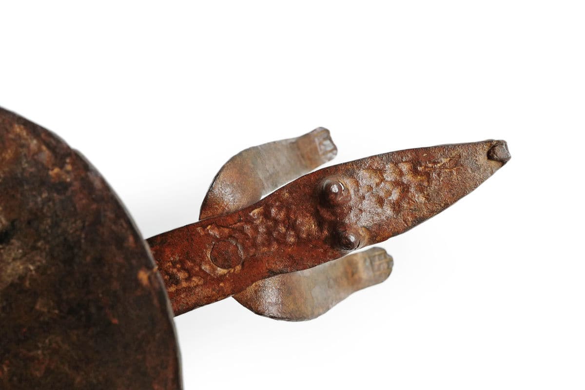 Dogon Iron Lizard Stool - Thumbnail 6