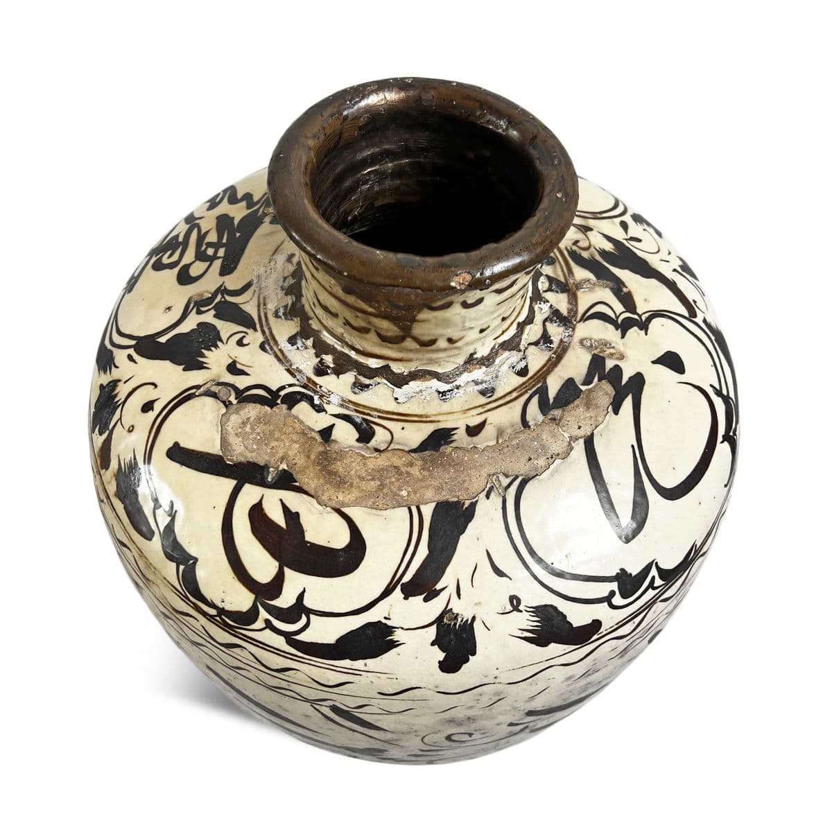 Large Antique Cizhou Pottery - Thumbnail 6