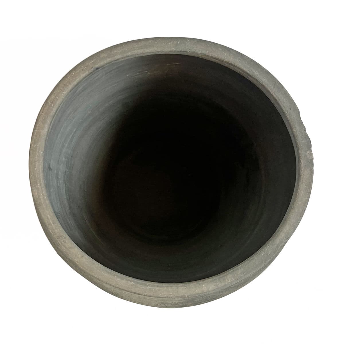 Vintage Charcoal Terra Cotta Pot - Thumbnail 6