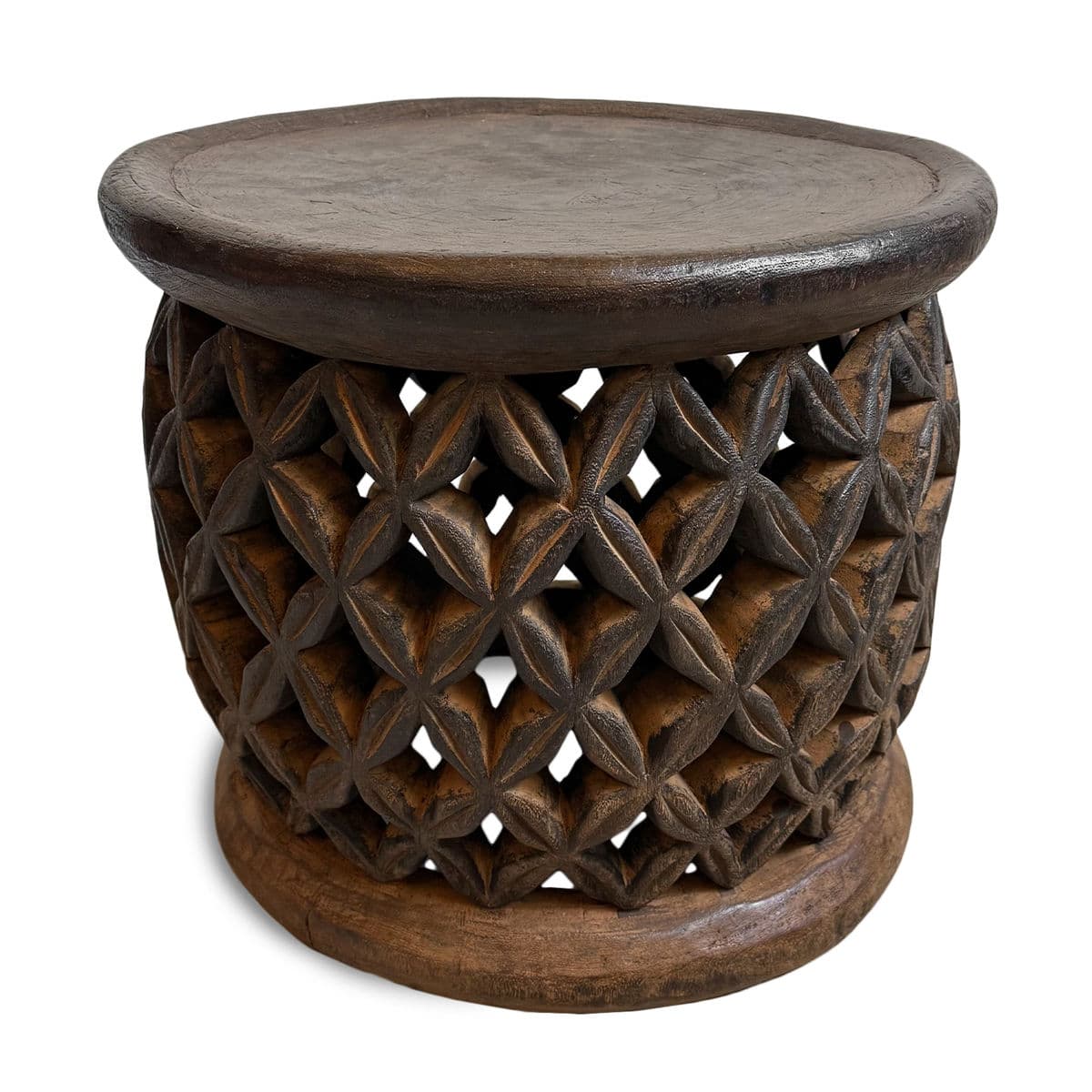 Vintage Bamileke Stool Table - Thumbnail 6