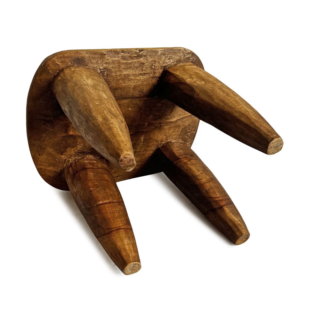 Vintage Small Nupe Stool - Thumbnail 6