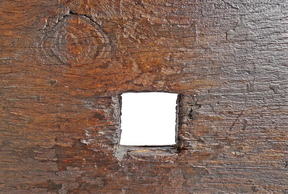 Vintage Wood Wheel on Stand - Thumbnail 6