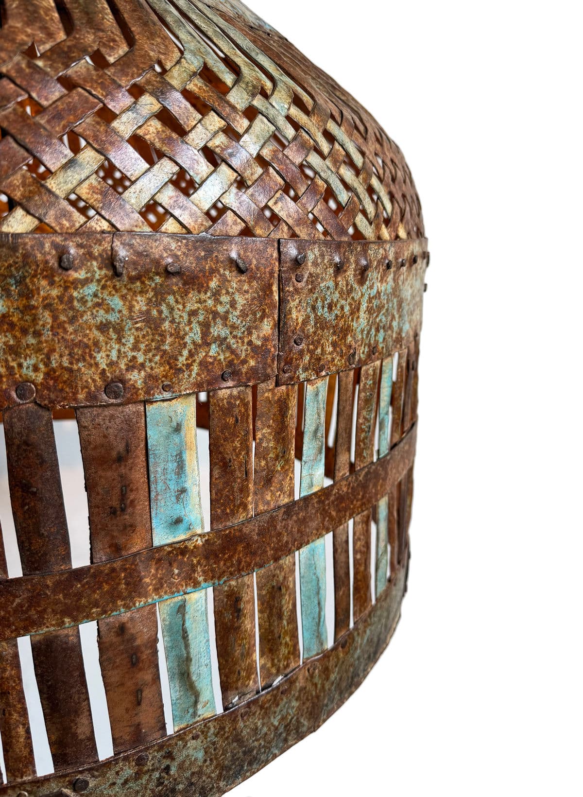 Vintage Iron Cage Pendant Light - Thumbnail 6