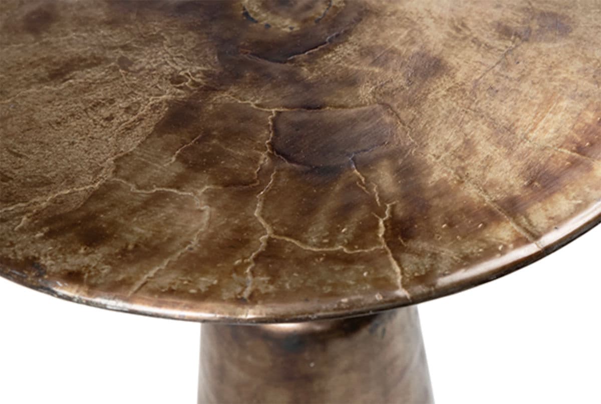 Brass Finish Round Bistro Table - Thumbnail 6