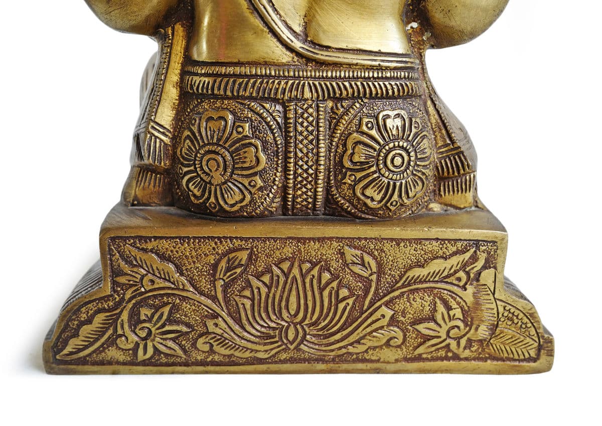 Vintage Brass Ganesha - Thumbnail 6