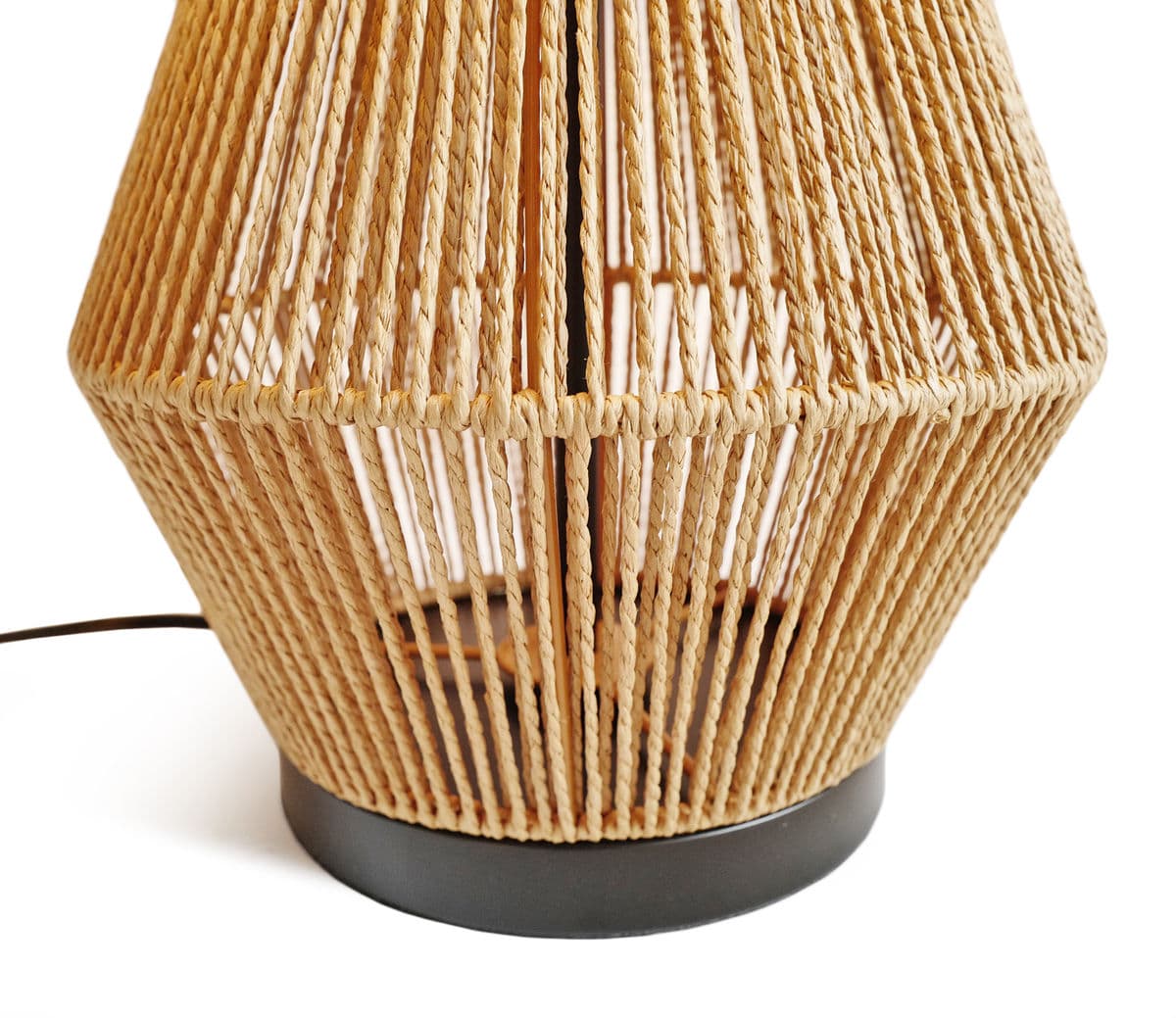 Rattan Rope Table Lamp - Thumbnail 6