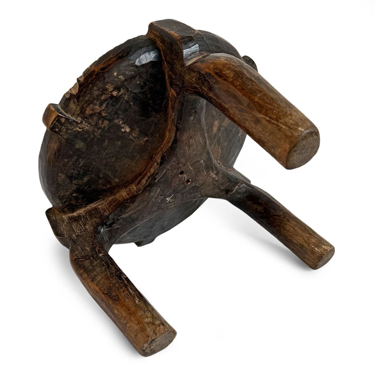 Vintage Tanzania Hehe Stool - Thumbnail 6