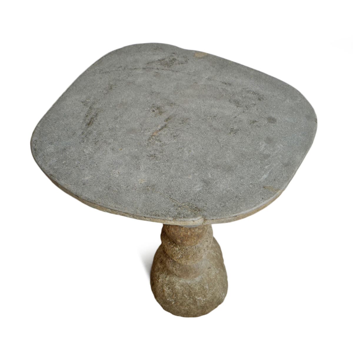 Stacked River Rock Bistro Table - Thumbnail 6