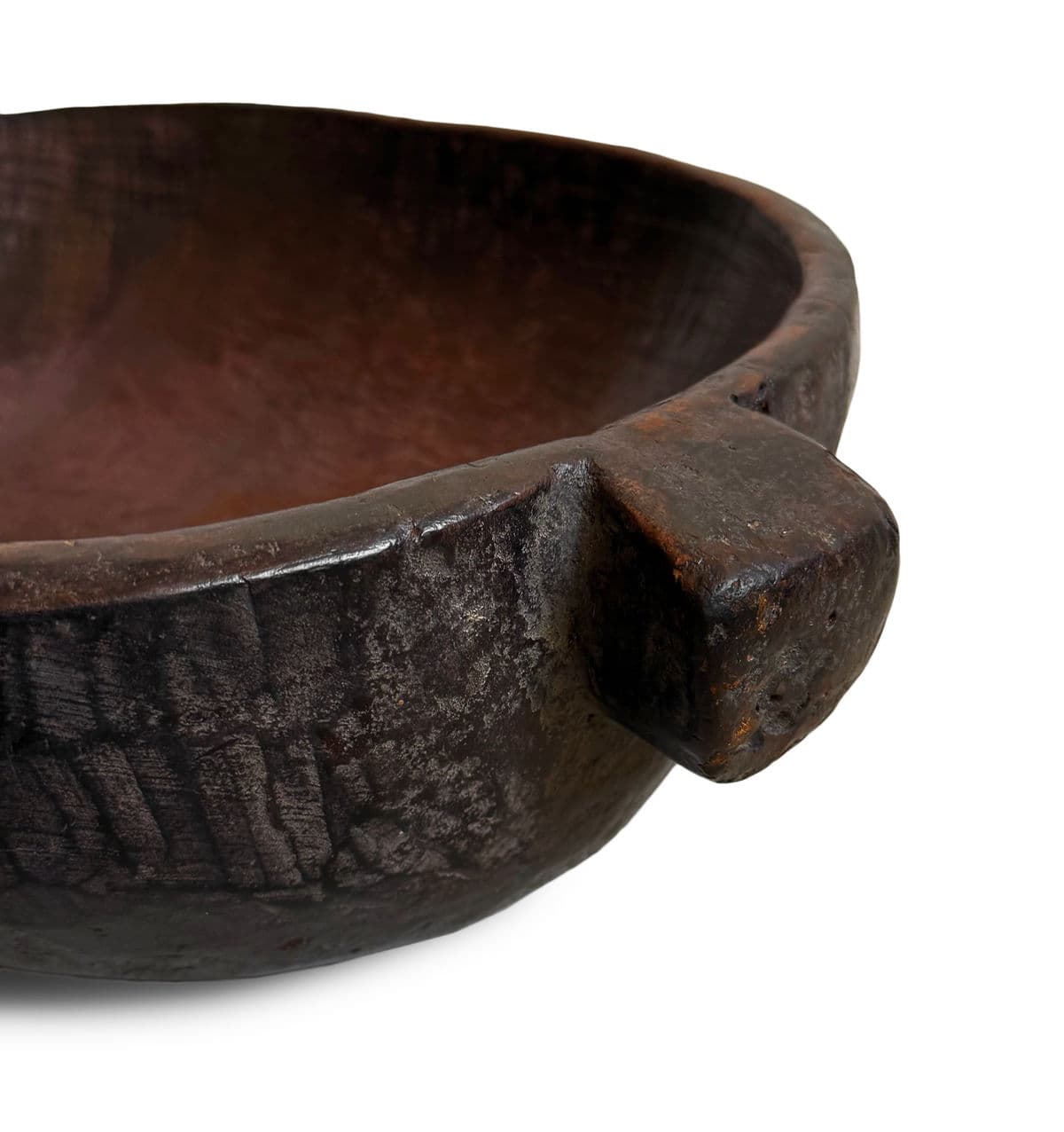 Vintage Large Burundi Oval Bowl - Thumbnail 6