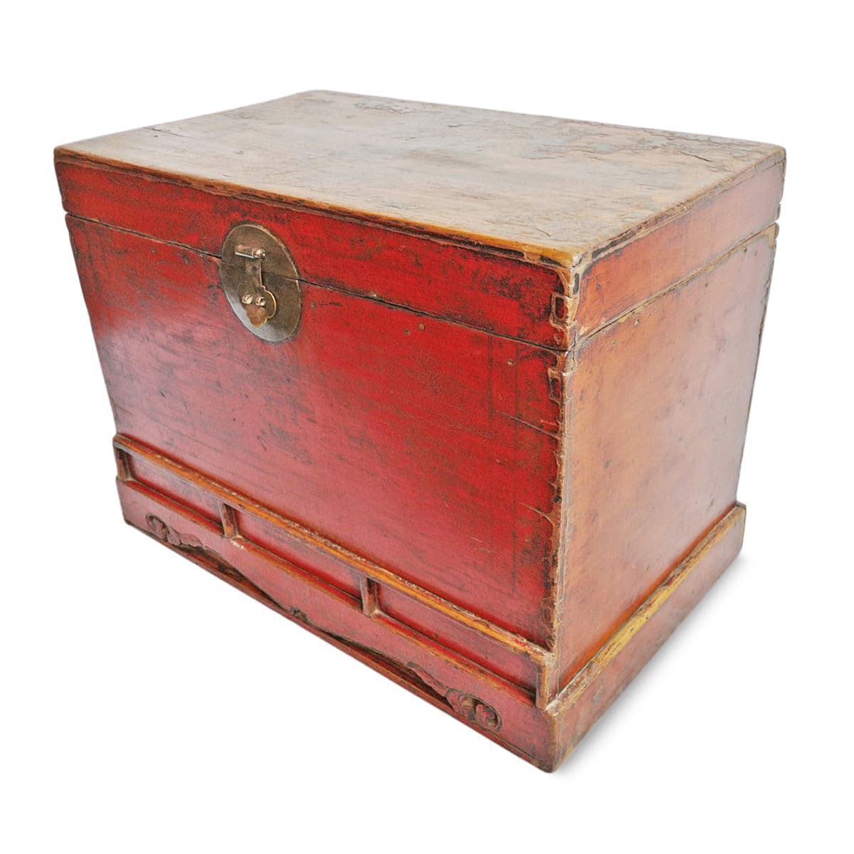 Vintage Ming Red Trunk - Thumbnail 6
