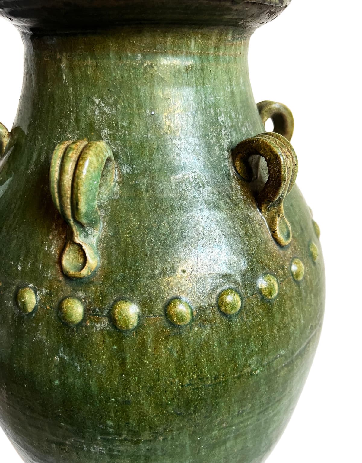 Antique Green Java Vase - Thumbnail 6