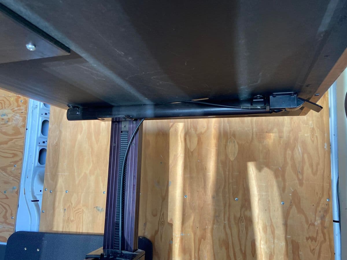 1990s Vintage Herman Miller Sit Standing Desk - Top Needs Restoration - Thumbnail 5