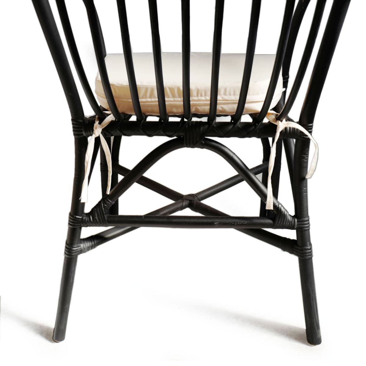Black Bamboo Dining Chair - Thumbnail 6