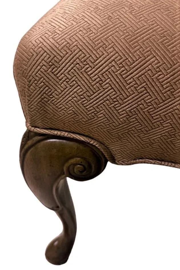 Vintage Schoonbeck/Henredon Armchair With ‘Frida’s Garden’ Chintz and Apricot Kravet Upholstery - Thumbnail 6