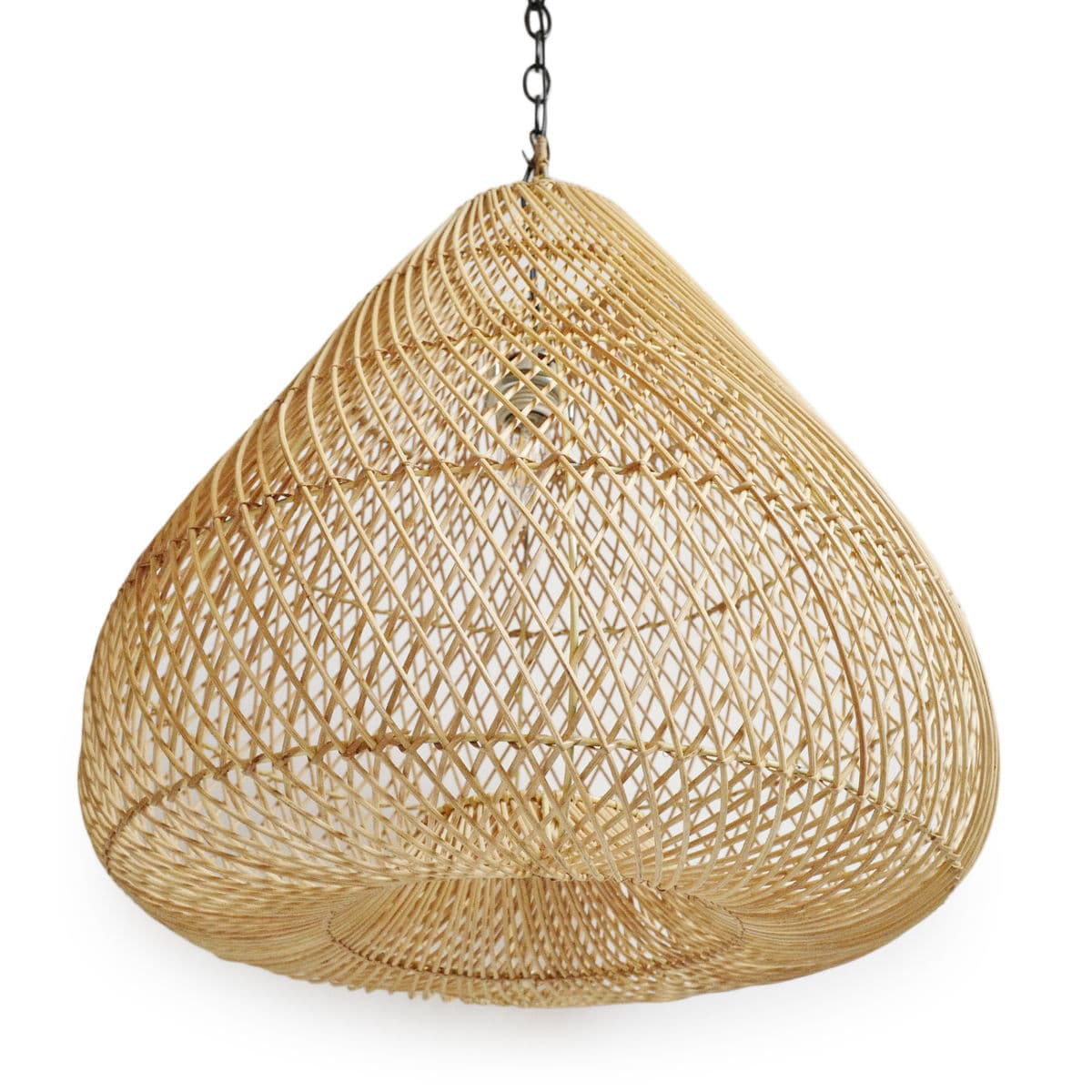 Raw Rattan Batu Drop Lantern Large - Thumbnail 6