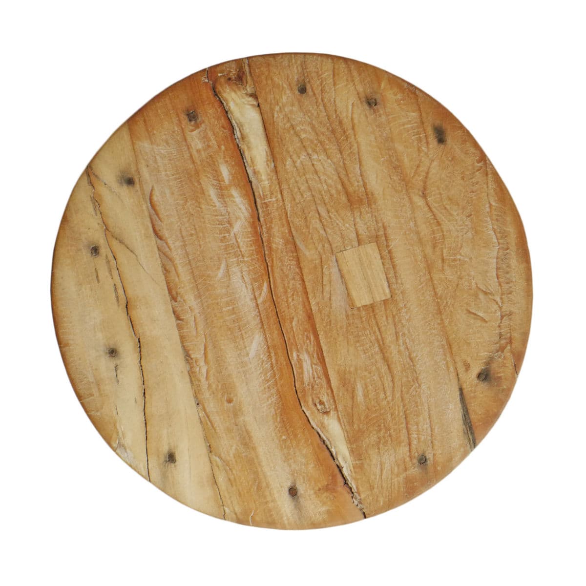 Old Ukhali Wood Stool Table - Thumbnail 6