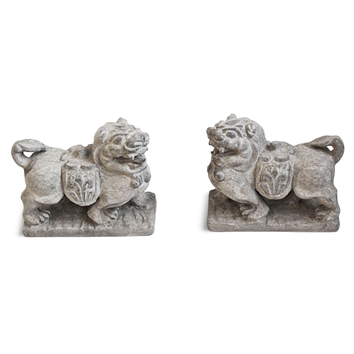 Grey Stone Lion Statue - Thumbnail 6