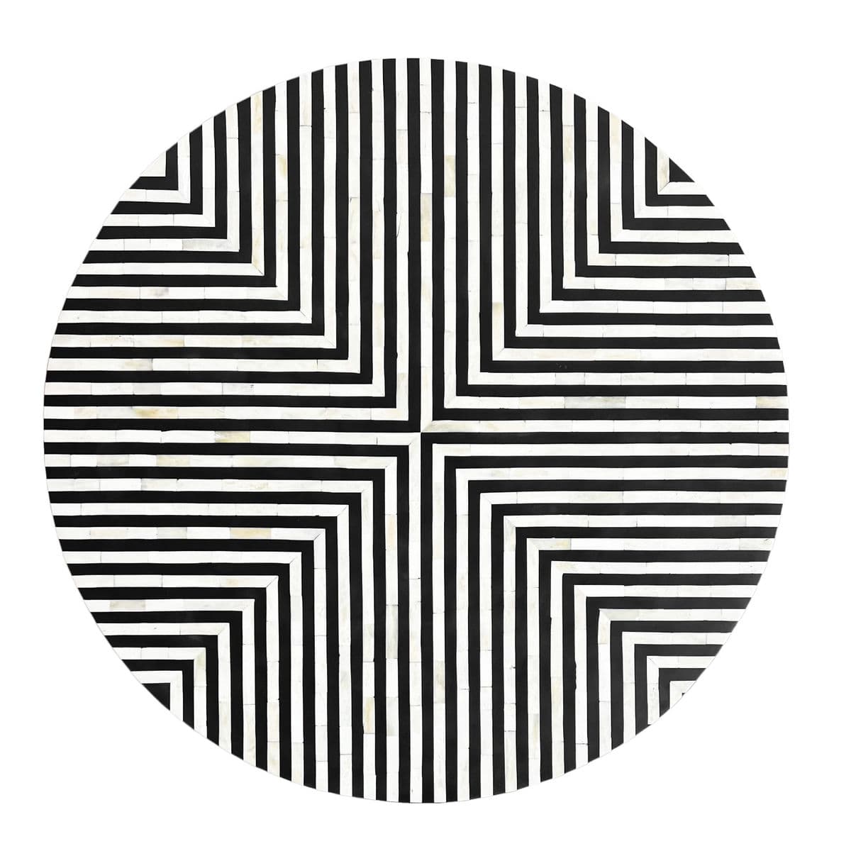 Zig-Zag Inlay Coffee Table - Thumbnail 6