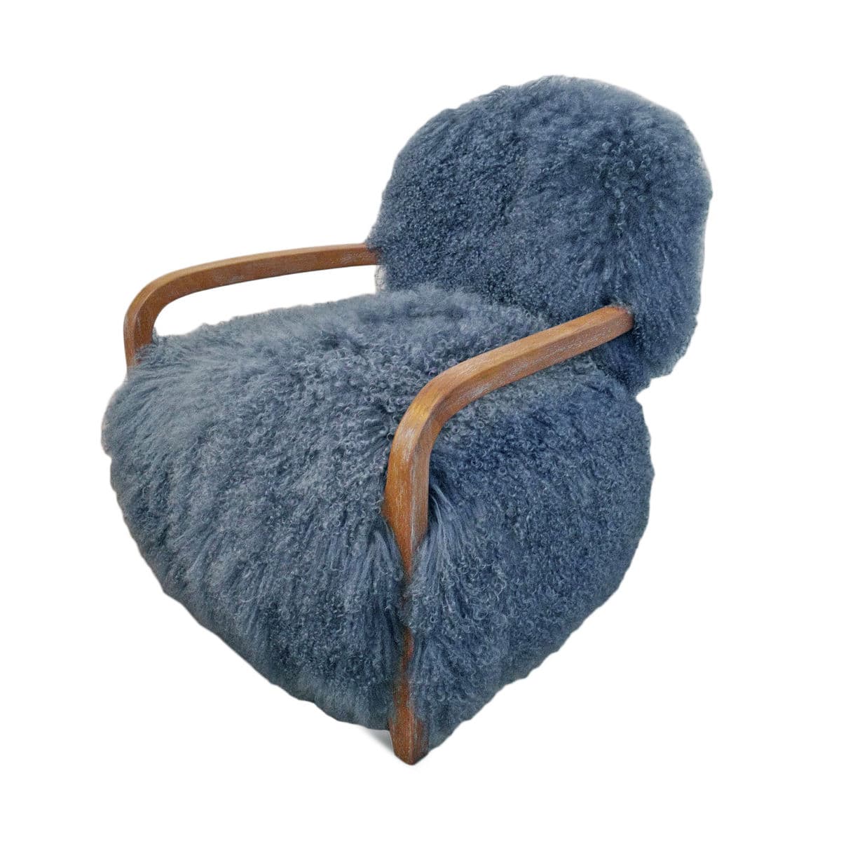 Ocean Kia Fur Accent Chair - Thumbnail 6